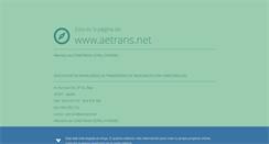 Desktop Screenshot of aetrans.net