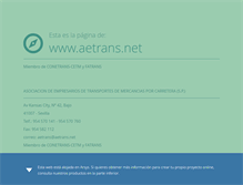 Tablet Screenshot of aetrans.net